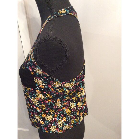 Sleeveless Floral Tank Front Pocket LA Hearts Size Large L Womens - Picture 4 of 6
